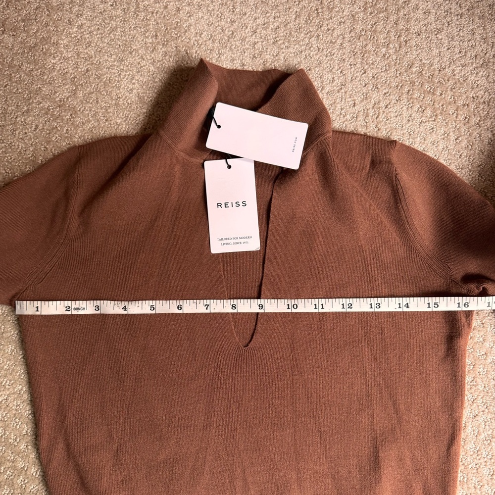 NWT Reiss Natalia Polo Knit Top - Picture 6 of 6